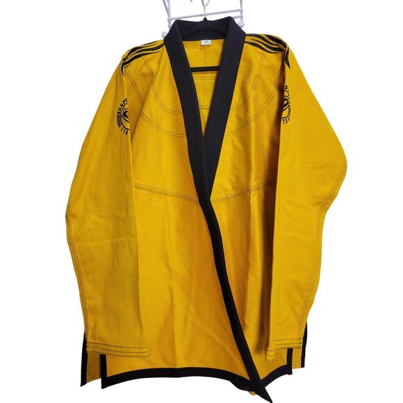 KO Sports Gear GI uniform Kimono Wave line Jiu Jitsu A5 pre shrunk cotton NEW - Picture 1 of 6